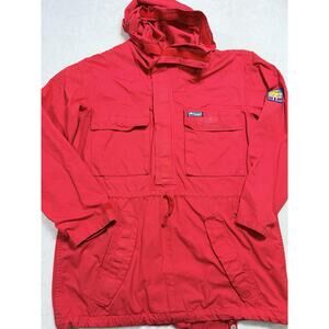 Bergans of Norway VTG Nordmarka Anorak Red Men’s Lg. Women’s Med Hiking Gorpcor